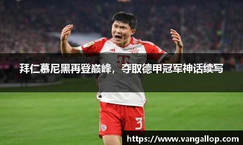 拜仁慕尼黑再登巅峰，夺取德甲冠军神话续写